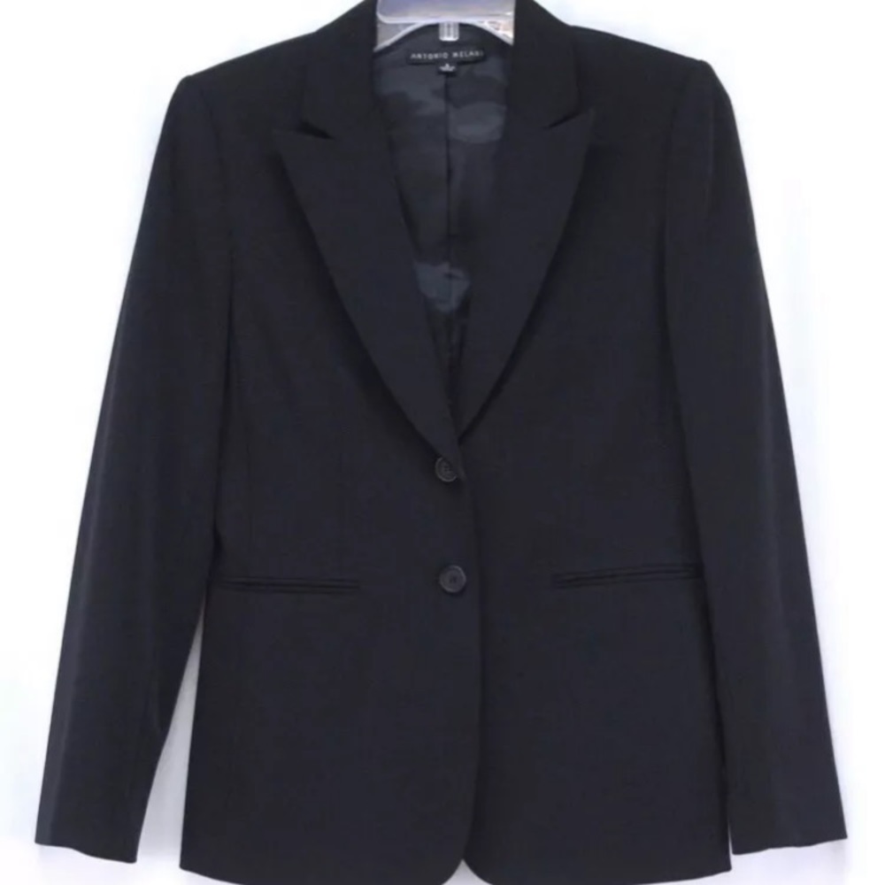 black ANTONIO MELANI suit jacket